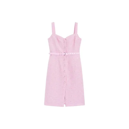 Bebe Slip Dresses Women's Light Pink