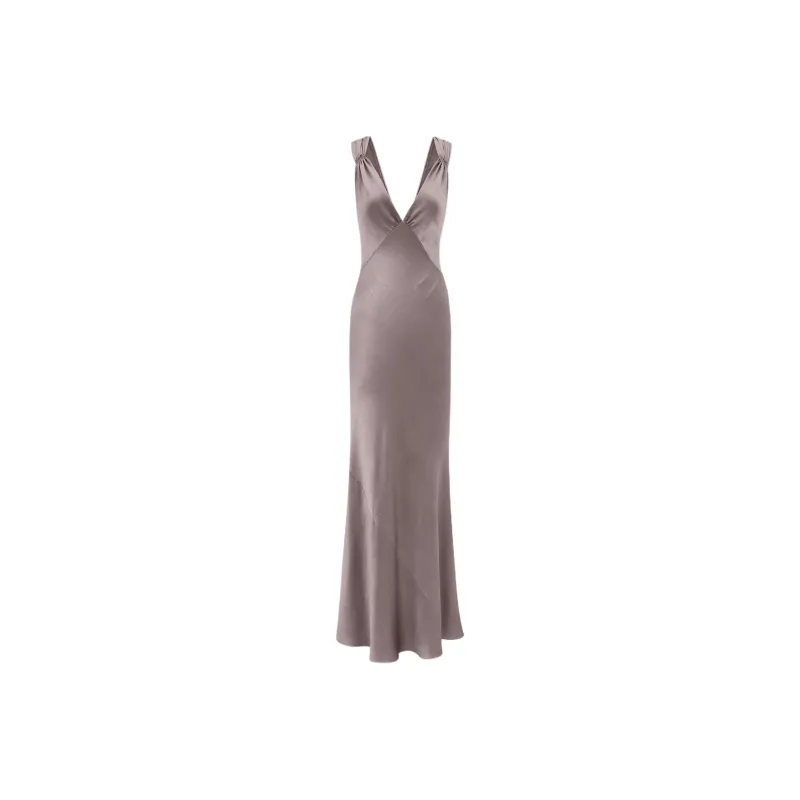 SAINT LAURENT Silk Maxi Dress-0