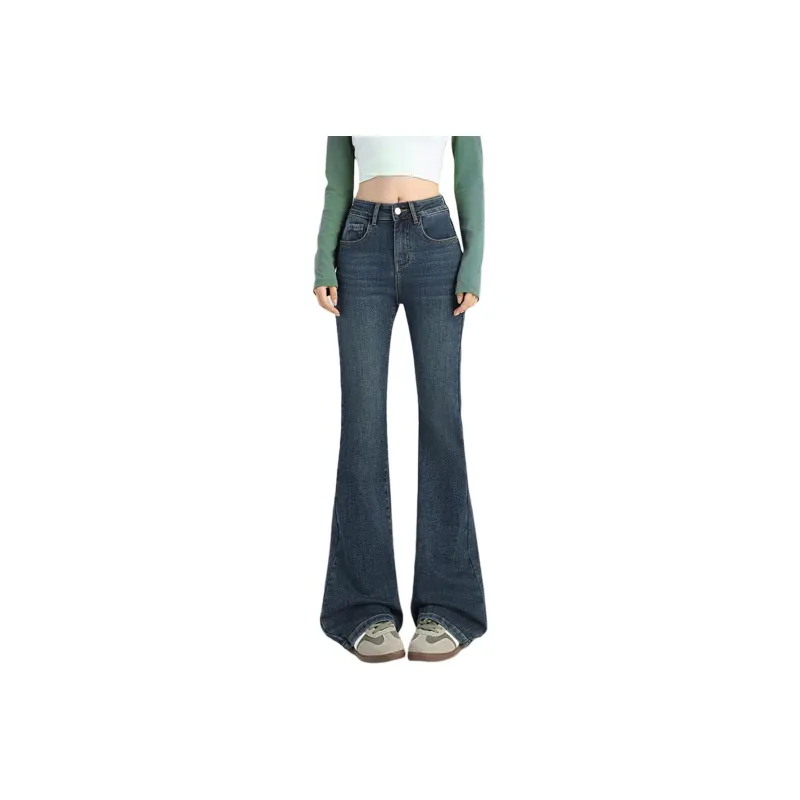 Weixi Jeans Women's Nostalgic Blue-0