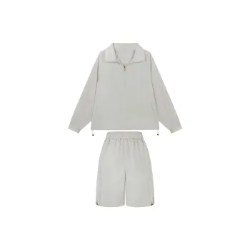 THE SEA LIFE Casual Suit Women's Gray Pea Green