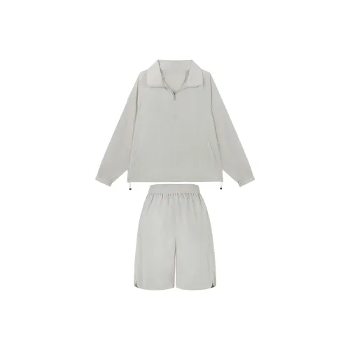 THE SEA LIFE Casual Suit Women's Gray Pea Green