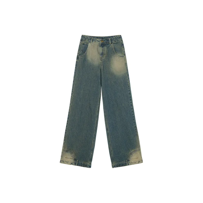 MEETLADY Jeans Women's Denim Blue-0