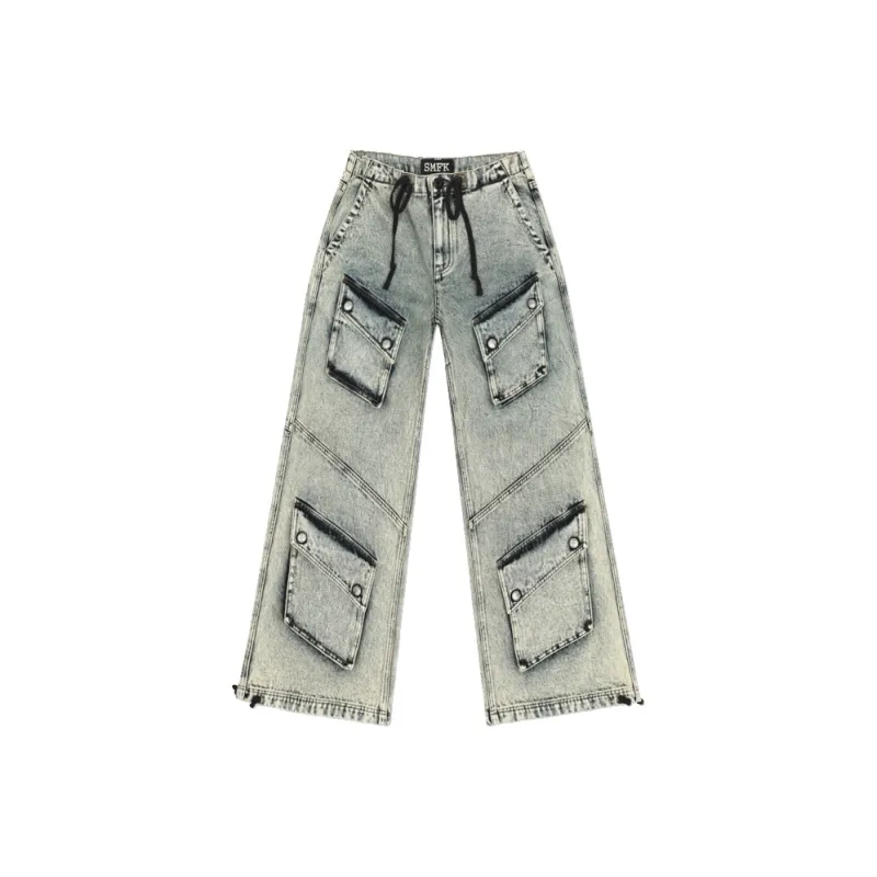 SMFK Jeans Women's Starry Cloud White-0