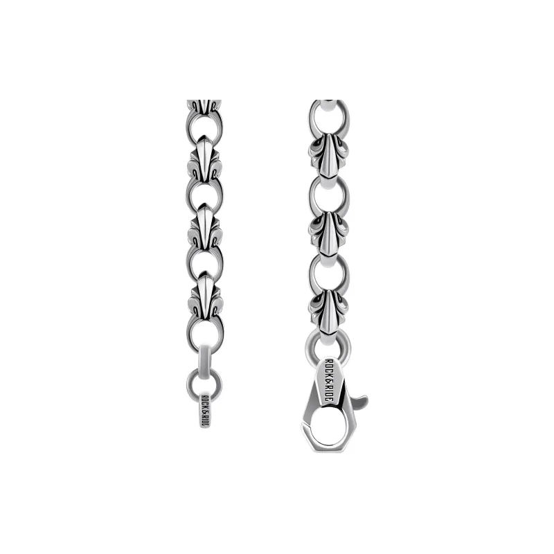 ROCK&RIDE 925 Sterling Silver Bracelets Men's-1