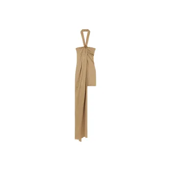 Blumarine Bijou Rose Asymmetric Gown