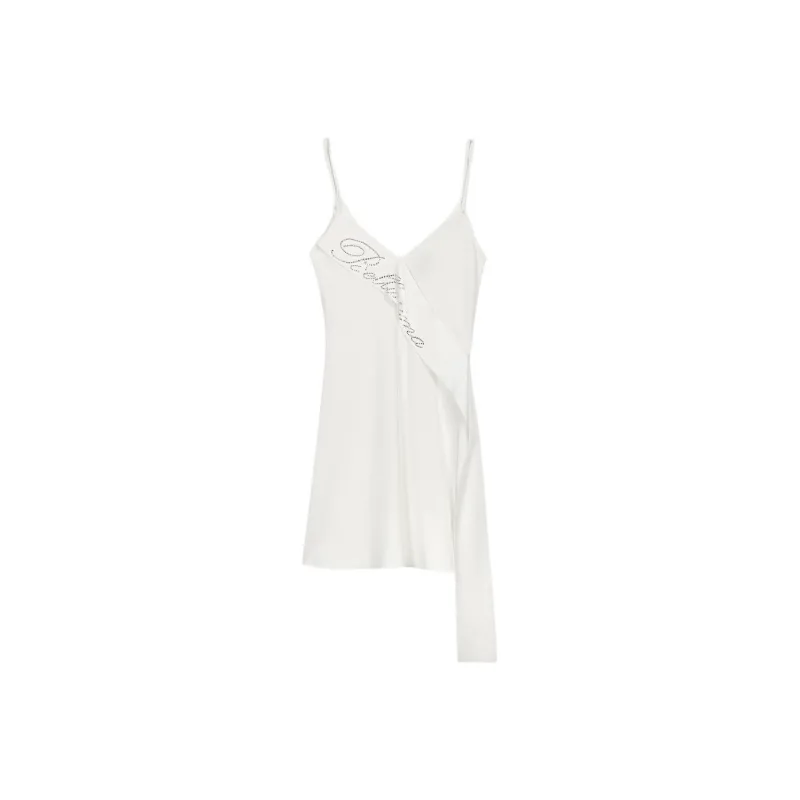 Blumarine Satin Sash Detail Dress-0