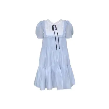 Incolore Short Sleeved Dresses Women's Blue