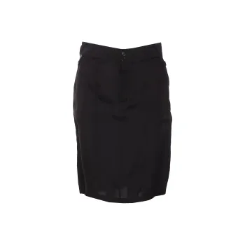 SAINT LAURENT Button Detailed Pencil Skirt