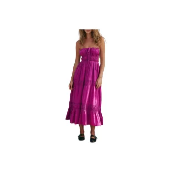 FREE PEOPLE Taking Sides Maxi Slip Dresses Women's Baton Rouge