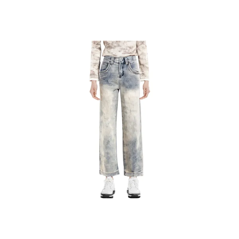 Incolore Jeans Women's Gray Blue-0