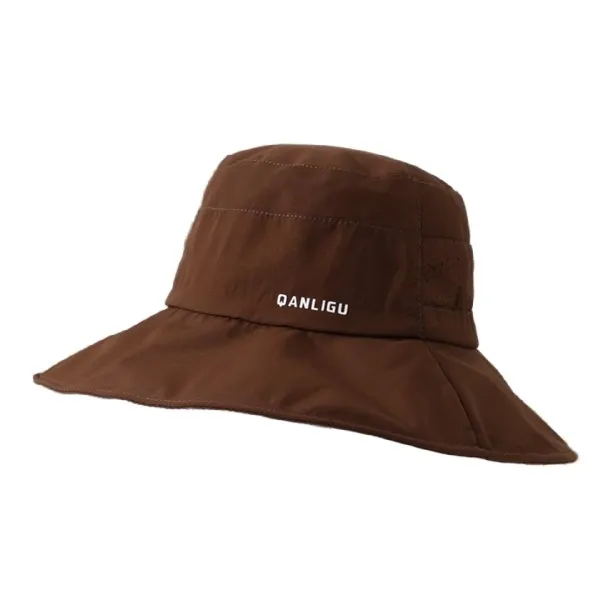 Fishing For Bears Polyester Bucket Hats Unisex-11