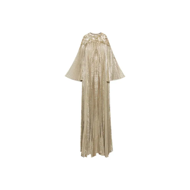 OSCAR DE LA RENTA SS24 Long-Sleeved Dresses Women's Silver-0