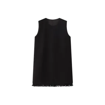 THE SEA LIFE 2025 Spring Sleeveless Dress Women's Black Mage