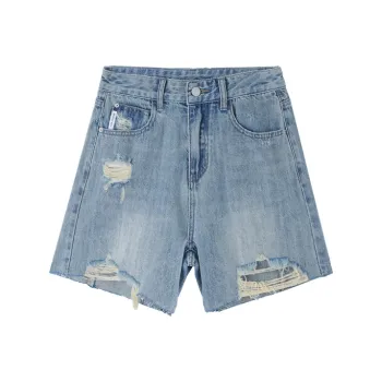 HIPPIEMISS Denim Shorts Women's Vintage Blue