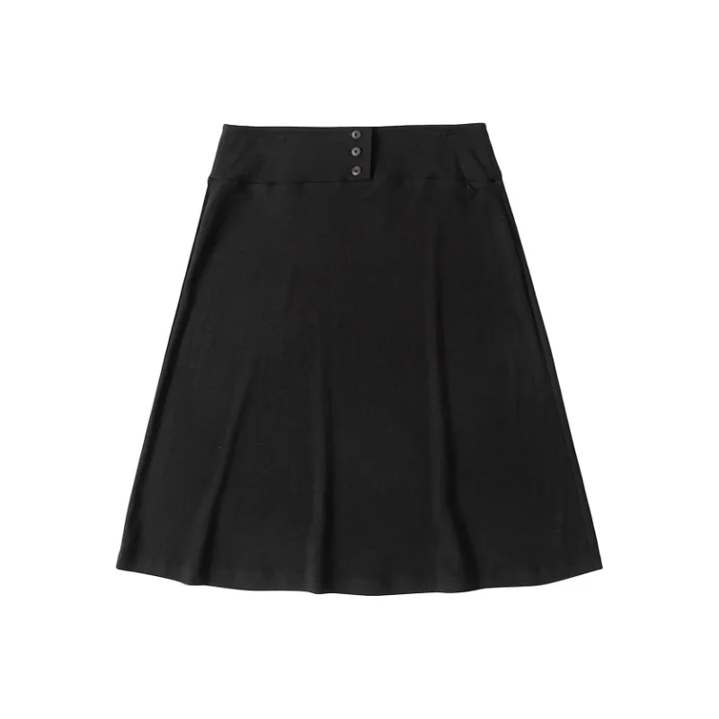CYCLE DOCUMENT Casual Short Skirts Women's Dark Black-0