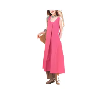 Wbwq Sleeveless Dress Women's Fuchsia
