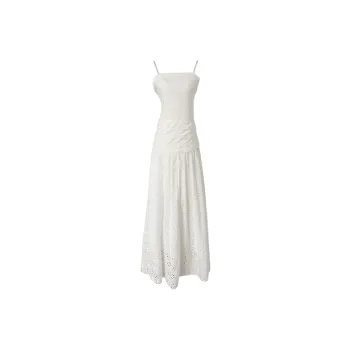 Udon House Slip Dress Women's White