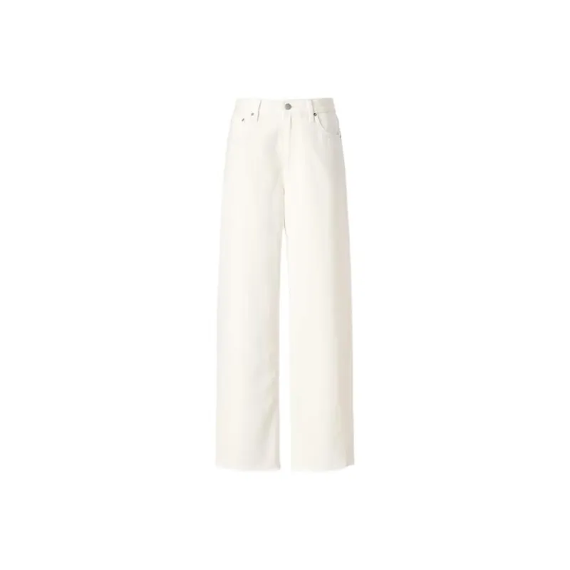 UNIQLO SS24 Jeans Women's White-0