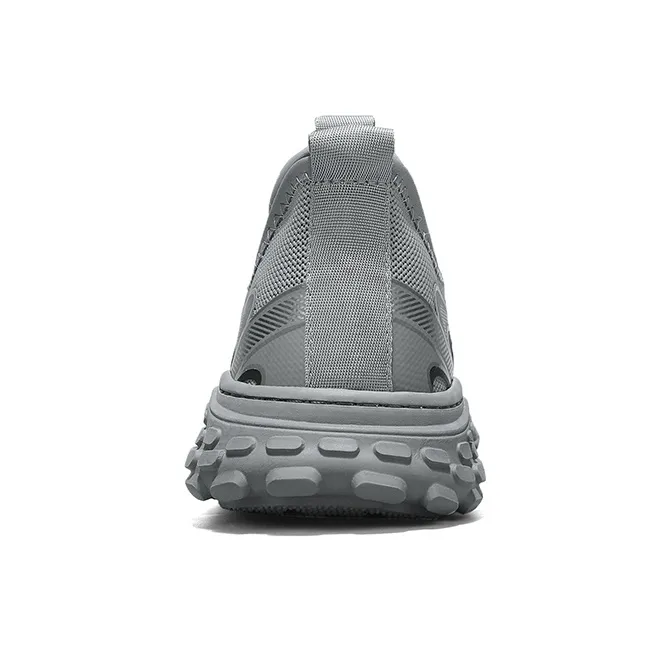 SUPEREDGE Anti Slip Wear Resistant Low Top Casual Shoes Men's Gray-4