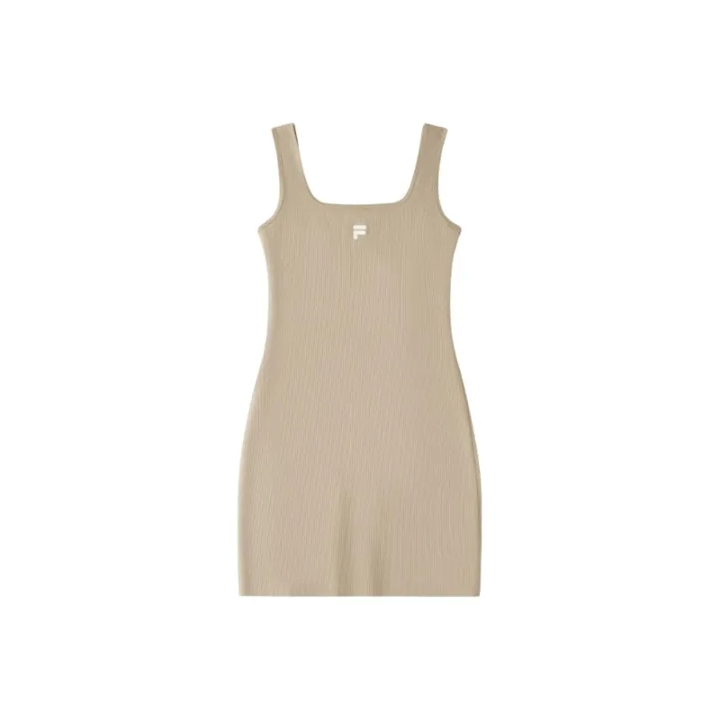 FILA FUSION FOB Collection FUSION LIFE Slip Dress Women's Wild Grass Khaki-0