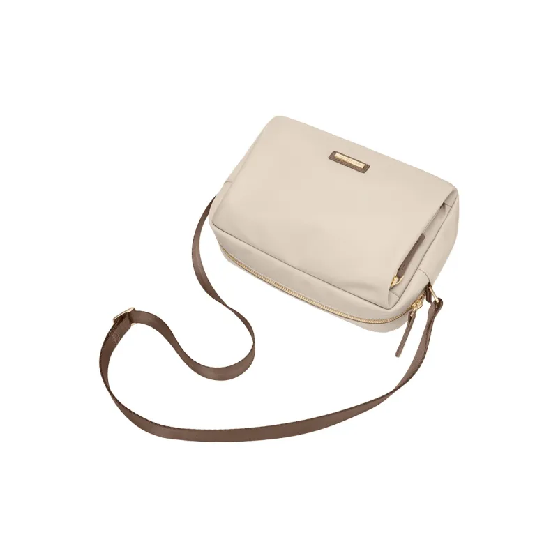 GOLF Fabric Crossbody Bag Regular Women's Apricot/Elegant Black-3