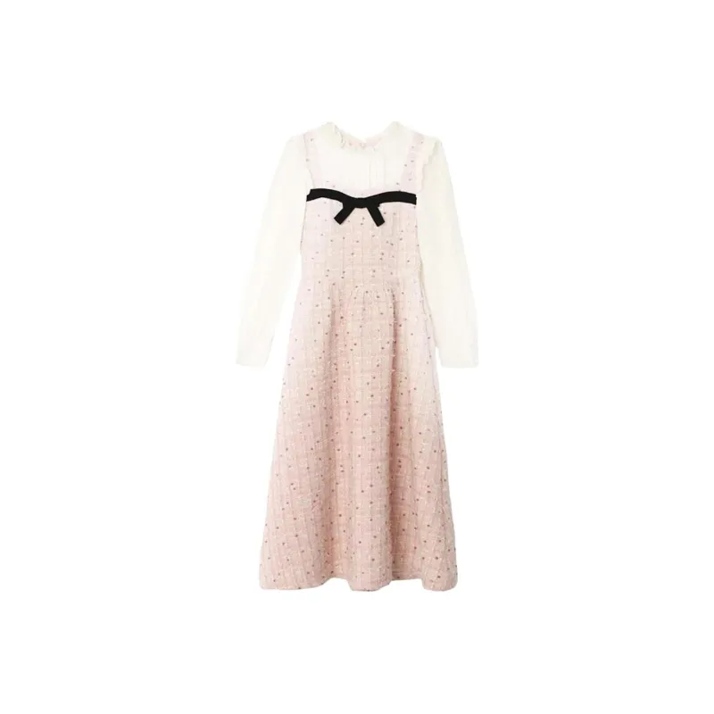 CZMO Long Sleeved Dress Women's Pink-0