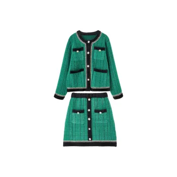 SENTUBILA Two Piece Skirt Sets Women's