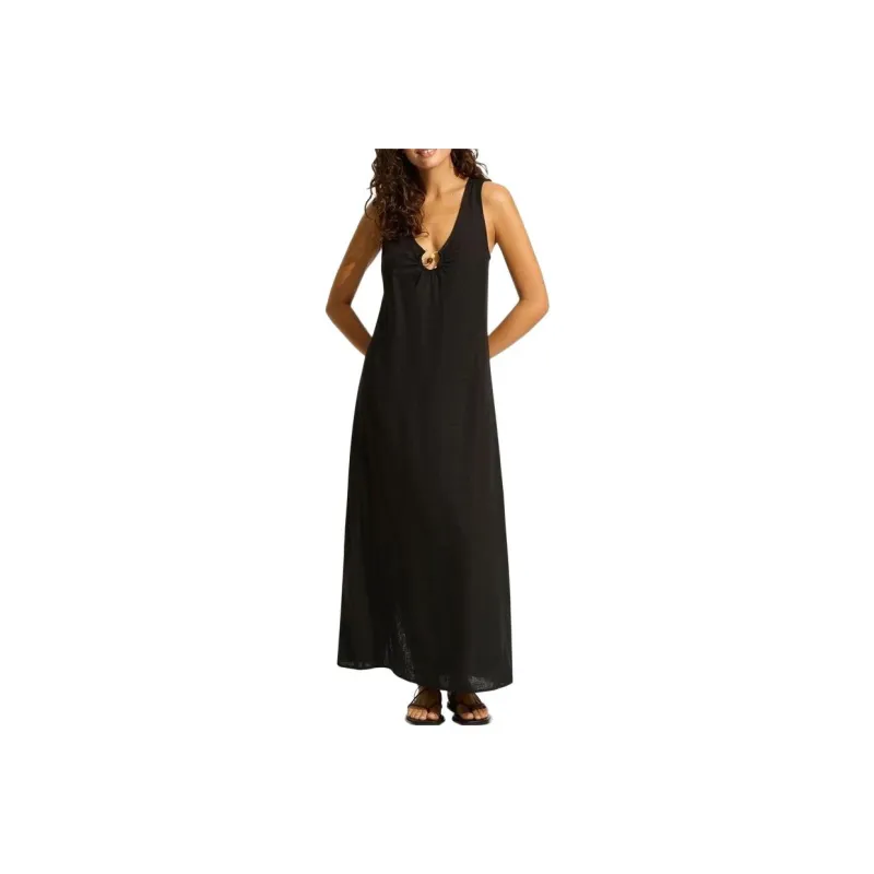 SEAFOLLY Sleeveless Dress Women's Black-0