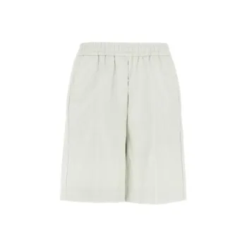 NUDE MASAHIKO MARUYAMA Leather effect Bermuda Shorts