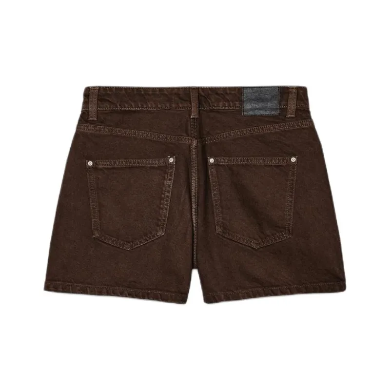 ZARA Denim Shorts Women's Brown-1