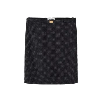 MIU MIU SS24 Casual Short Skirts Women's Black