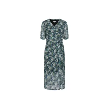 JZ. ANNAKRO Long Sleeved Dresses Women's Floral Green