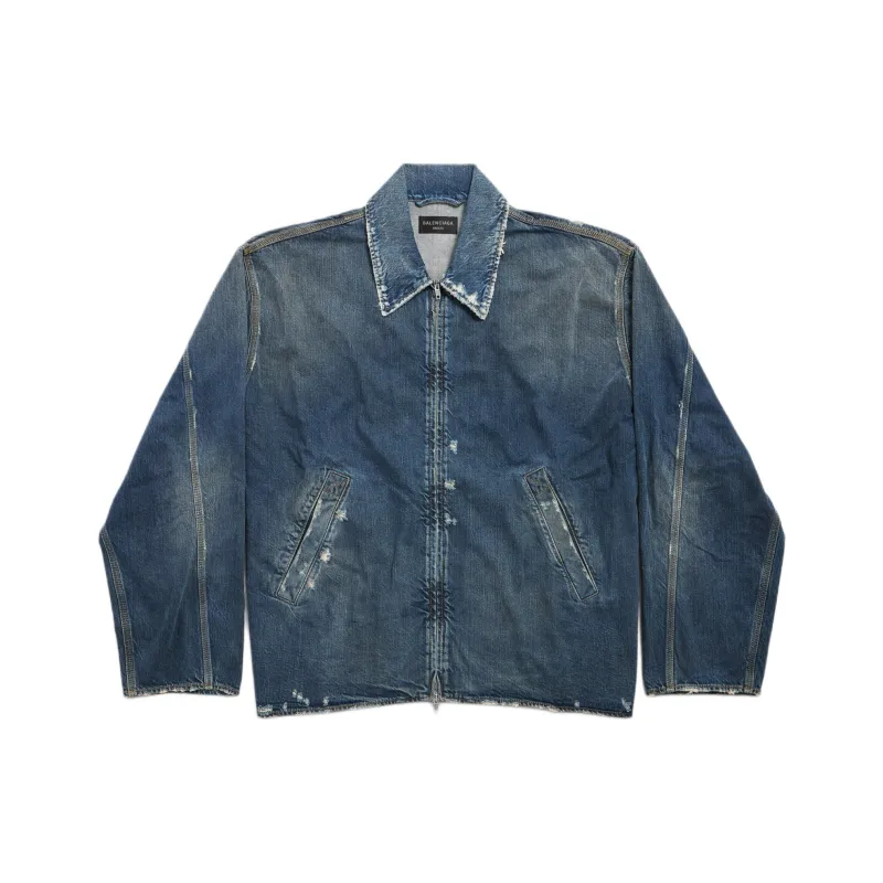 Balenciaga Jackets & Coats Regular Fit Men's Blue-0
