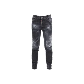 DSQUARED 2 Low Rise Distressed Cropped Jeans