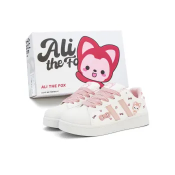 ALI THE FOX Adidas Design Shell Toe Puffy Shoes Anti Slip Wear Resistant Low Top Skateboard Shoes Women's