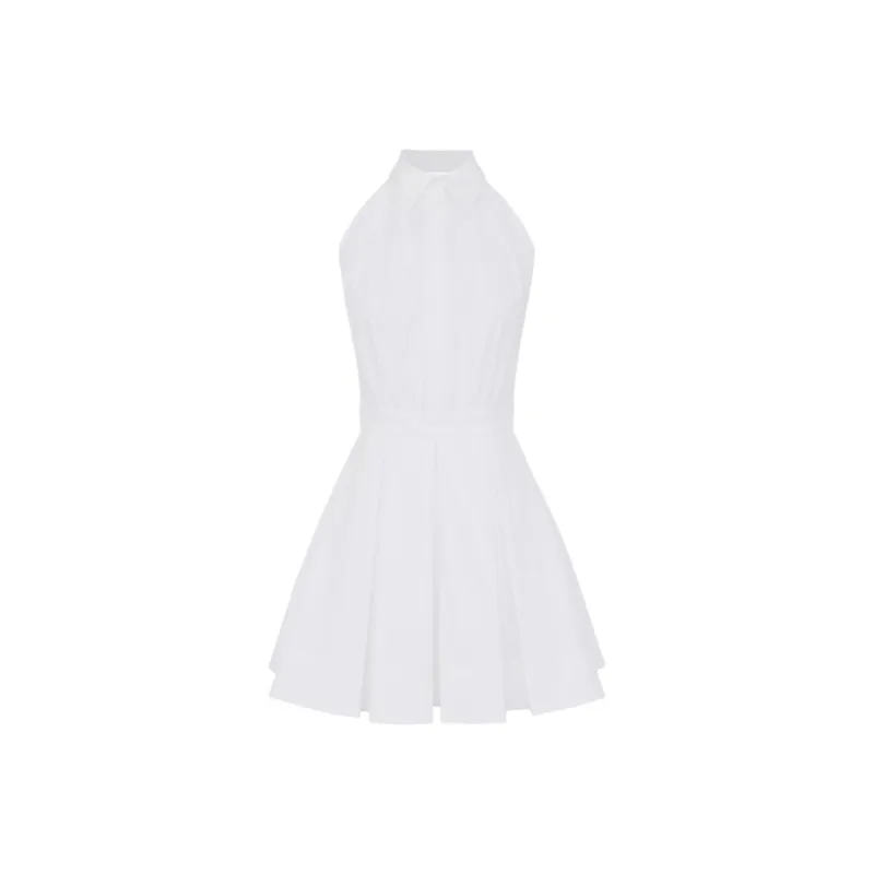 Elisabetta Franchi Pleated Mini Dress-0