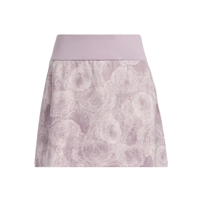 Adidas Ultimate365 Printed Skort Casual Short Skirts Women's Purple-0