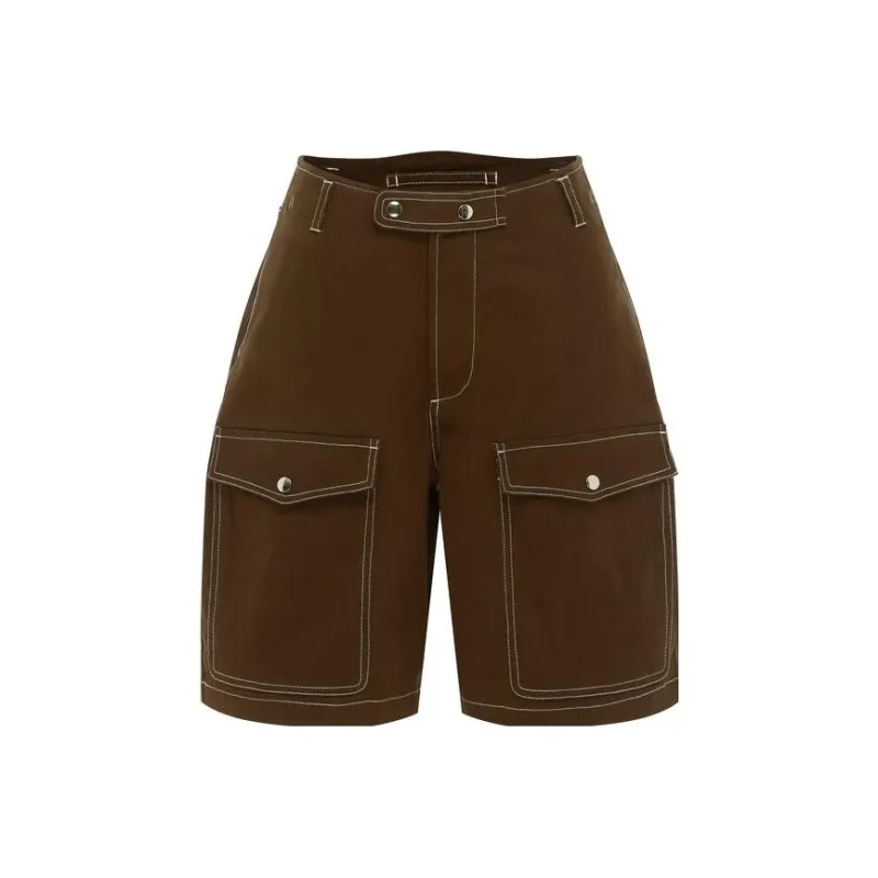 With Jean Cargo Shorts Women's Brown-0
