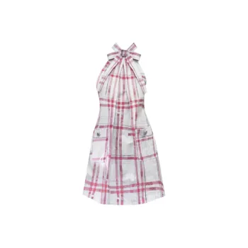 TENNE GIRL Sleeveless Dress Women's Red Plaid