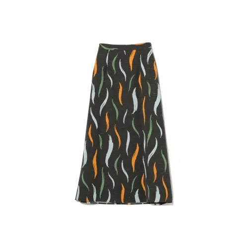 Beams By B MING Casual Long Skirt Women's Black