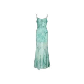 LWLG Slip Dress Women's Light Green