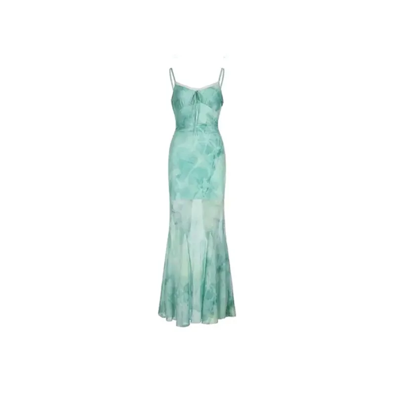 LWLG Slip Dress Women's Light Green-0