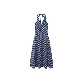 POPO.INFO Sleeveless Dress Women's Blue