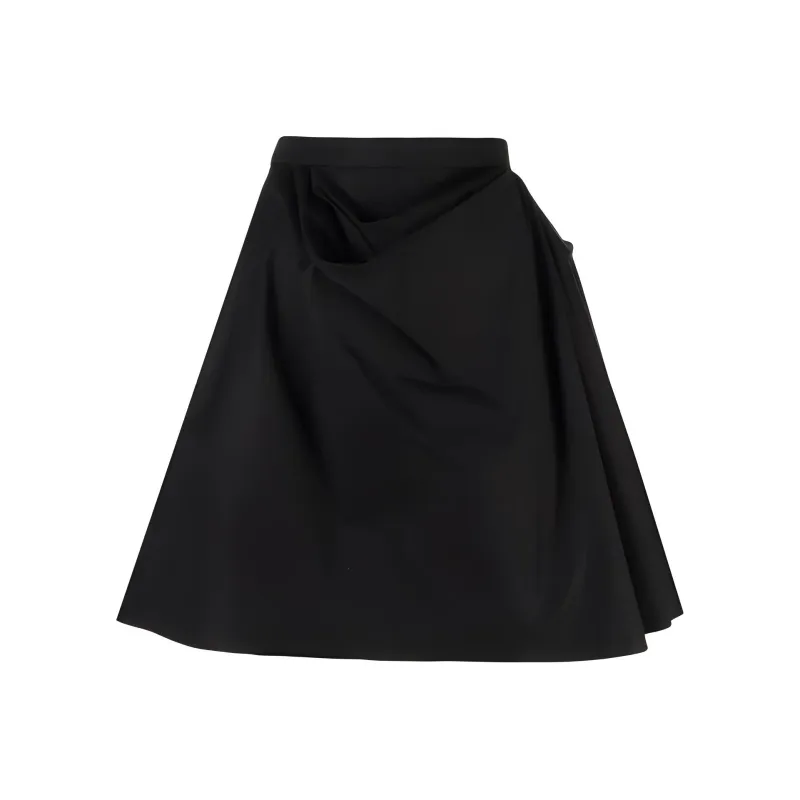 Alexander McQueen Draped A Line Mini Skirt-0