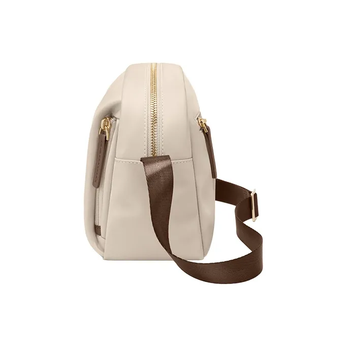 GOLF Fabric Crossbody Bag Regular Women's Apricot/Elegant Black-5