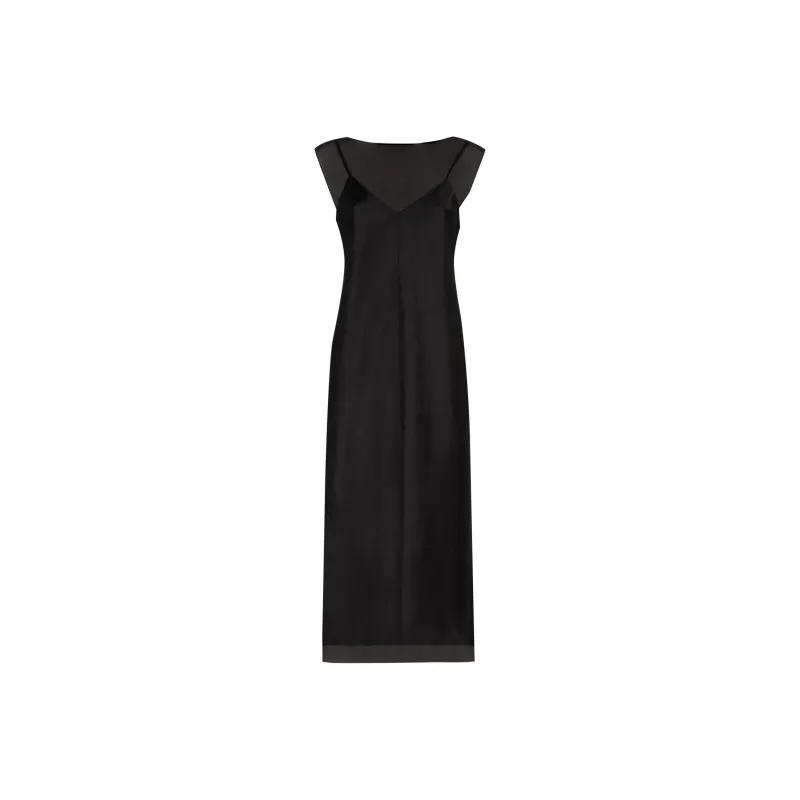 VINCE Layered effect Chiffon Dress-0