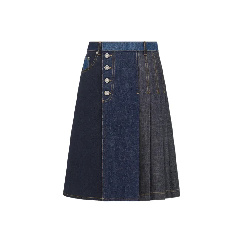 DIOR Quarterly New Products Denim Short Skirts Women's Blue-0