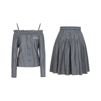 XG Skirt Set Women's Silver Gray