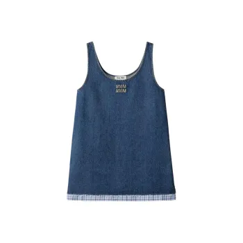 MIU MIU Sleeveless Denim Dress