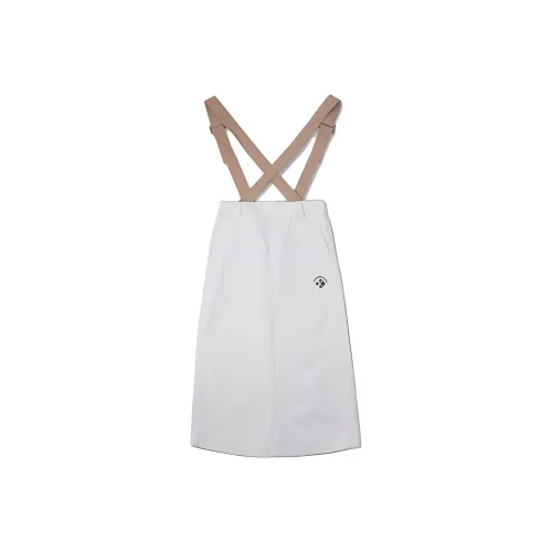 Converse BIB Casual Long Skirts Women's White